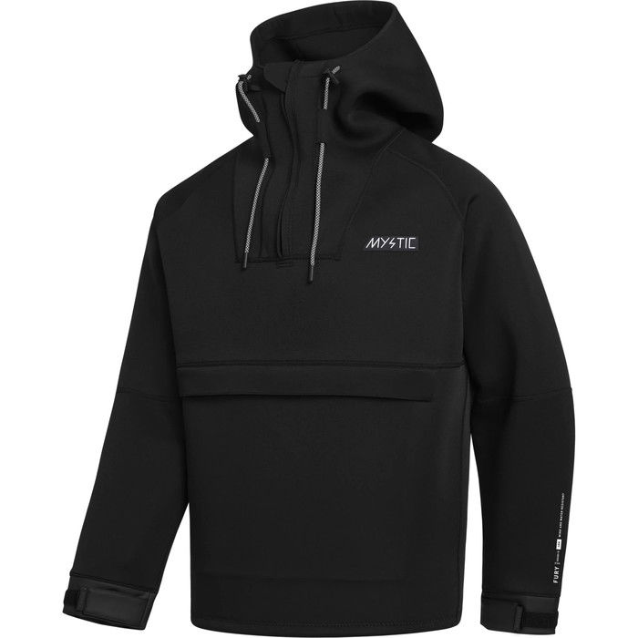 2024 Mystic Fury 3/2mm Neopren Hoodie 35017.230325 - Schwarz