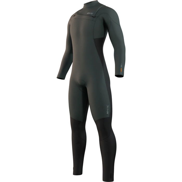 2024 Mystic Mens Majestic 3/2mm Chest Zip Wetsuit 35000.230002 - Cypress Green