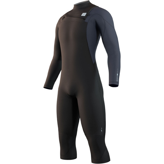 2024 Mystic Mens Marshall 4/3mm Long Arm Short Leg Chest Zip Wetsuit 35000.230115 - Black