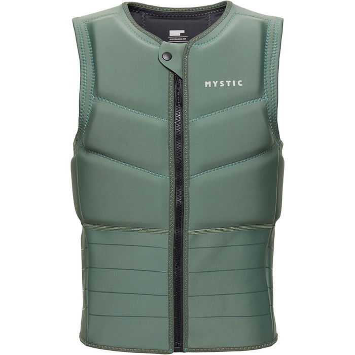 2024 Mystic Mnner Star Front Zip Kite Impact Vest 35005.23023 - Dark Olive