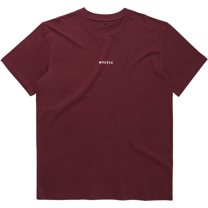 2023 Mystic Mens Tactic Tee 35105.24004 - Red Wine