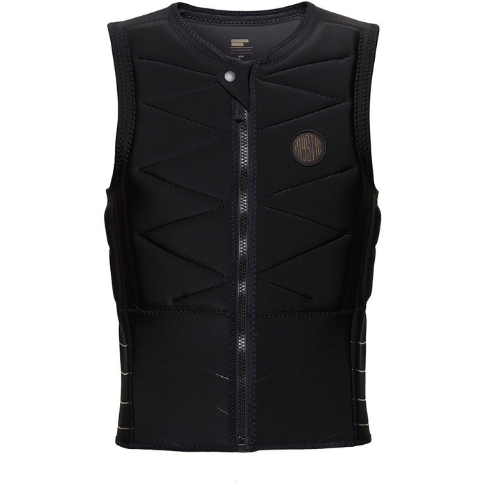 2024 Mystic Mens Outlaw Front Zip Impact Vest 35005.230225 - Black