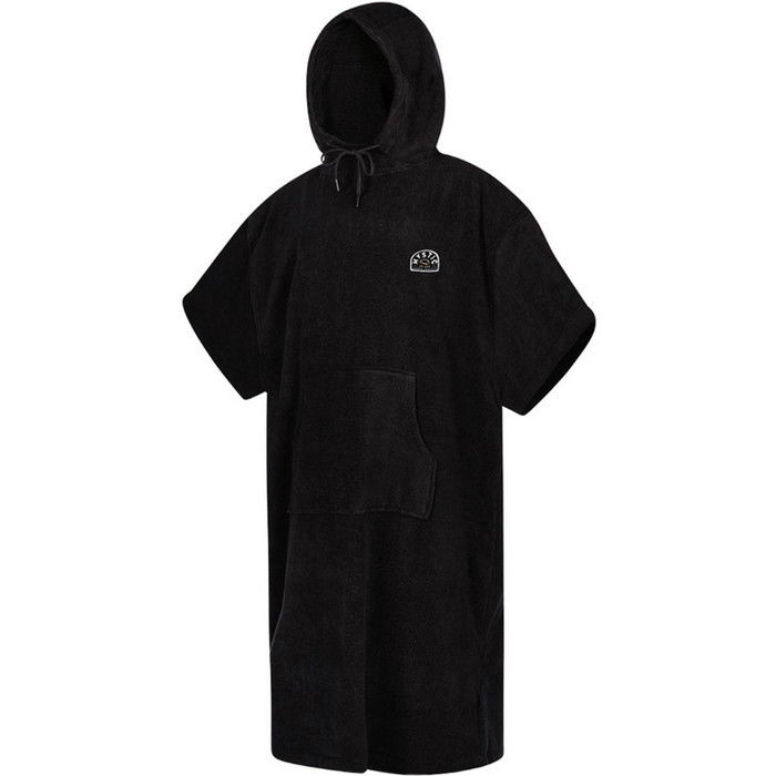 2023 Mystic Velour Wechseln Robe / Poncho 35018.21013 - Black