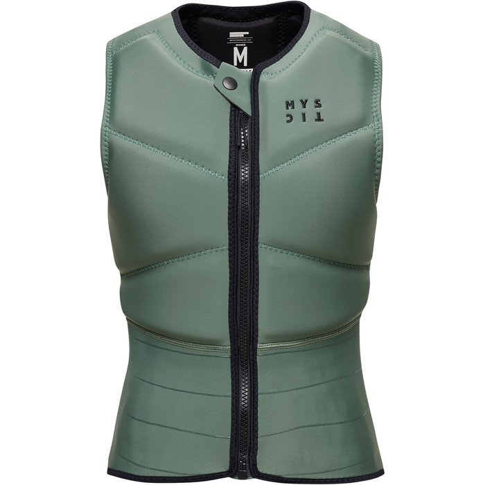 2024 Mystic Womens Star Front Zip Impact Vest 35005.230232 - Dark Olive