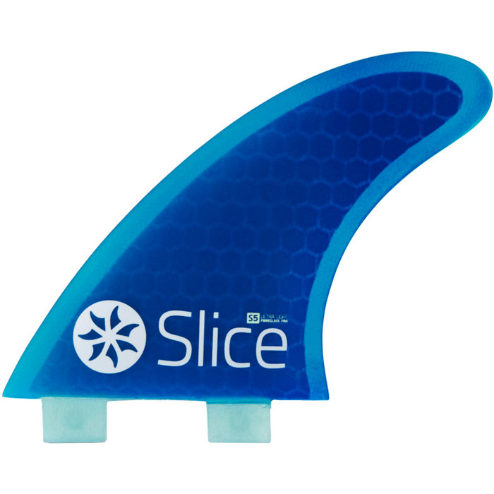 2024 Northcore Slice Ultra Light Hex Core S3 FCS Compatible Surfboard Fins SLI-01 - Blue