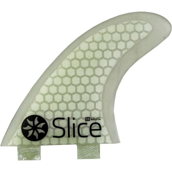 2024 Northcore Slice Ultra Light Hex Core S5 FCS Compatible Surfboard Fins SLI-02 - White