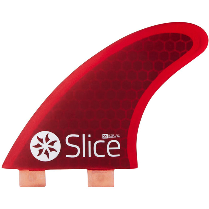 2024 Northcore Slice Ultra Light Hex Core S7 FCS Compatible Surfboard Fins SLI-03 - Red