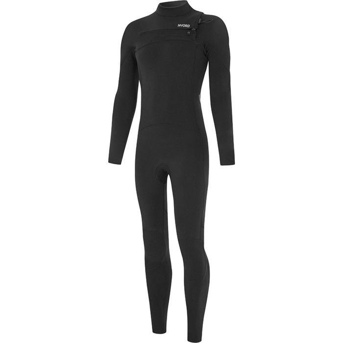 2024 Nyord Mens Furno 3/2mm Chest Zip GBS Wetsuit N04AA00011 - Black