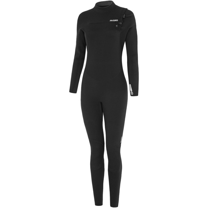 2024 Nyord Womens Furno 3/2mm Chest Zip GBS Wetsuit N04AA00015 - Black