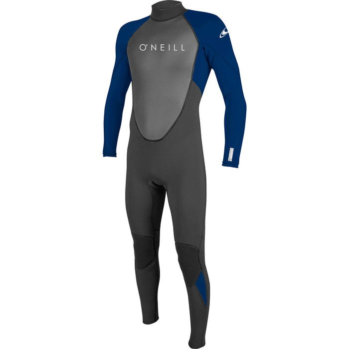 2024 O'Neill Mens Reactor II 3/2mm Back Zip Wetsuit 5040 - Black / Abyss