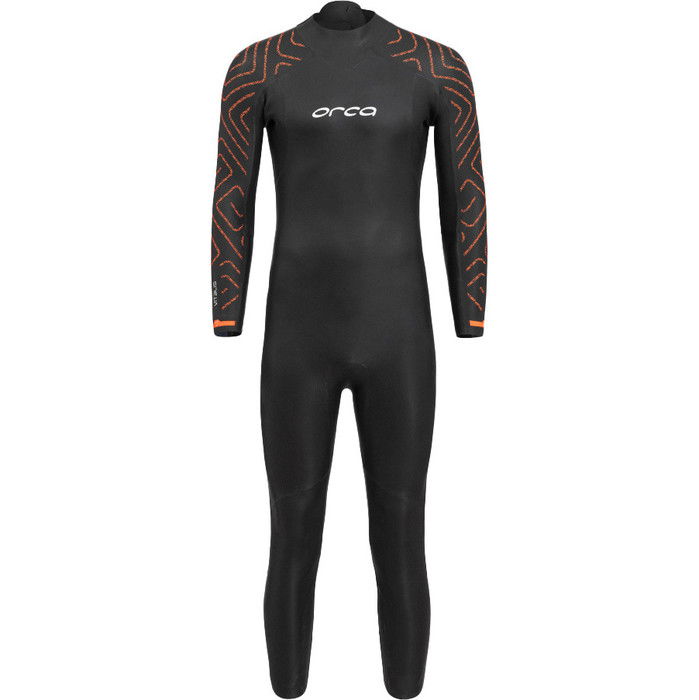 2024 Orca Mnner Vitalis TRN Rckenreiverschluss Open Water Swim Neoprenanzug NN280401 - Black