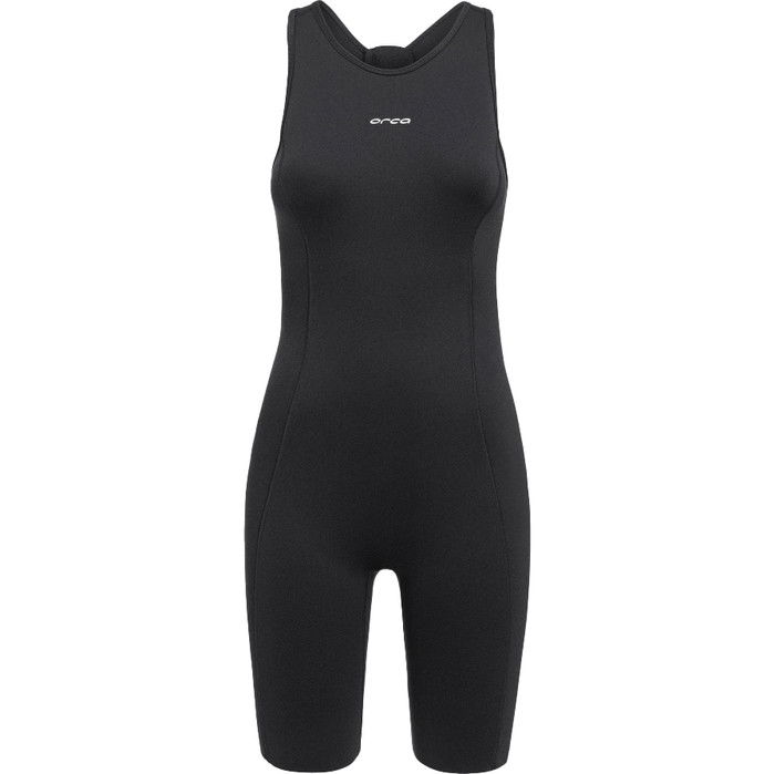 2024 Orca Womens Swimskin 1.5mm Open Water Swim Shorty Wetsuit NN6W - Black