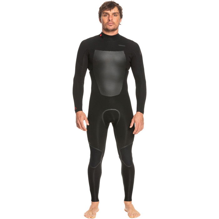 2023 Quiksilver Mens Marathon Sessions 4/3mm GBS Back Zip Wetsuit EQYW103217 - Black