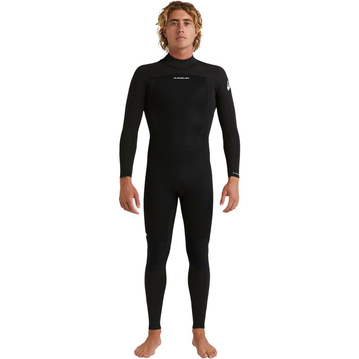 2024 Quiksilver Mnner Prologue 4/3mm Gbs Rckenreiverschluss Neoprenanzug EQYW103221 - Black