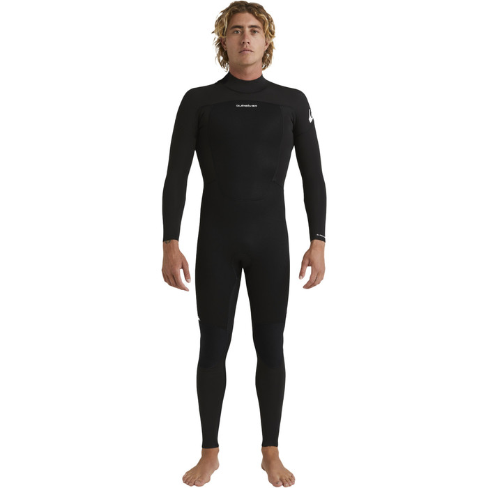 2024 Quiksilver Mnner Prologue 5/4/3mm Rckenreiverschluss Neoprenanzug EQYW103219 - Black