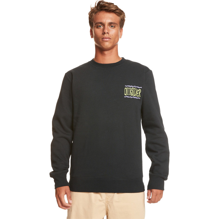 2023 Quiksilver Mens Surf The Earth Sweatshirt EQYFT04833 - Black