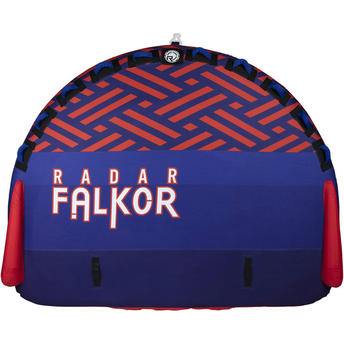 2023 Radar Falkor Marshmallow Top 4 Person Towable Tube R22TU-FA4 - Blue / Red