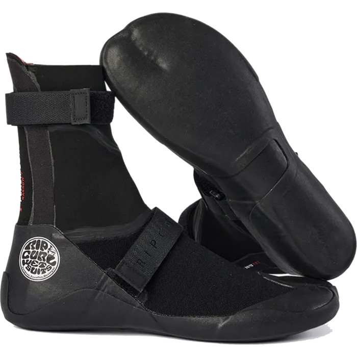 2024 Rip Curl Flashbomb 5mm Split Toe Wetsuit Boot 117MSA - Black