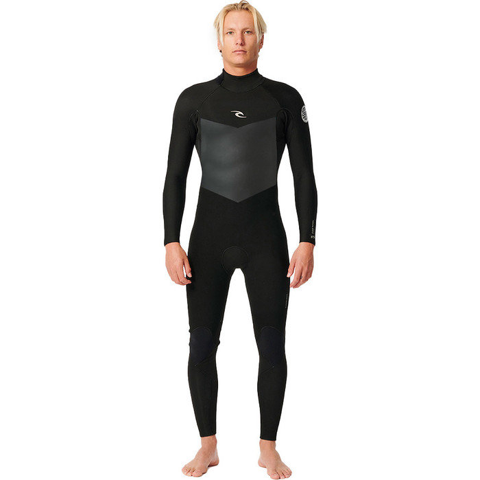 2024 Rip Curl Mens Dawn Patrol 5/3mm Back Zip Wetsuit 159MFS - Black