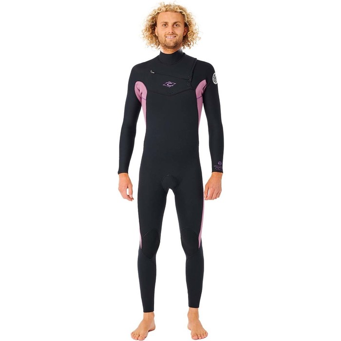 2023 Rip Curl Mnner Dawn Patrol Performance Eco 4/3mm Brustreiverschluss Neoprenanzug 135MFS - Purple