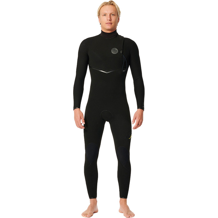 2024 Rip Curl Mens E-Bomb 4/3mm Zip Free Wetsuit 14TMFS - Black