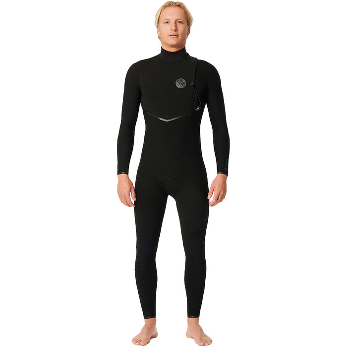 2024 Rip Curl Mnner Flashbomb Pro 3/2mm Zip-frei Neoprenanzug 14OMFS - Black