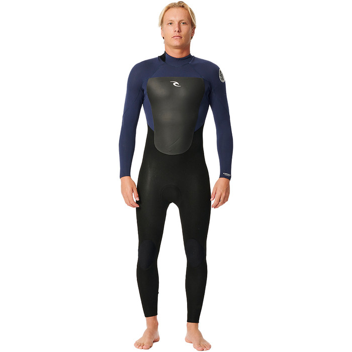 2024 Rip Curl Mens Omega 4/3mm Back Zip Wetsuit 15HMFS - Slate