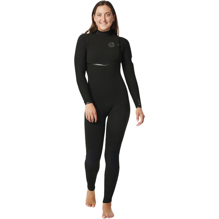 2024 Rip Curl Womens E-Bomb 3/2mm Zip Free Wetsuit 14MWFS - Black