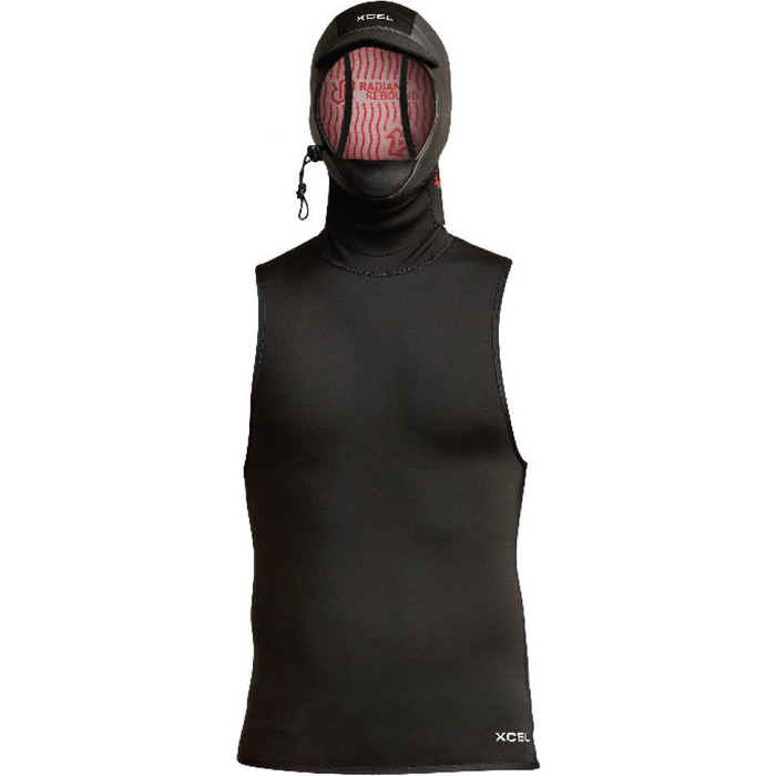 2024 Xcel Infiniti 2mm Neoprene Hooded Vest XW23ANR102H9 - Black