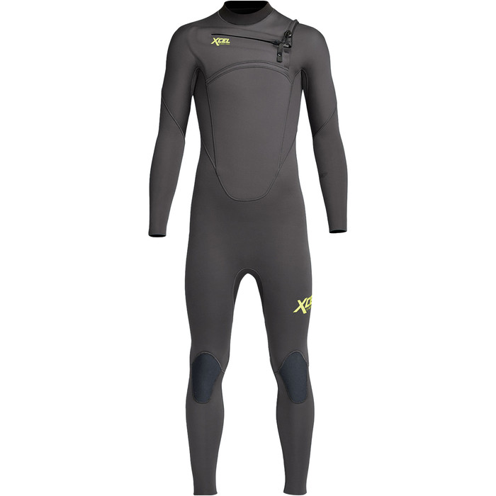 2024 Xcel Junior Comp 3/2mm Chest Zip Wetsuit KN32ZXC0 - Graphite