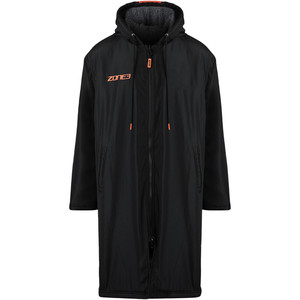 2024 Zone3 Recycelter Parka Zum Wechseln Robe CW23URPC - Black / Grey / Orange