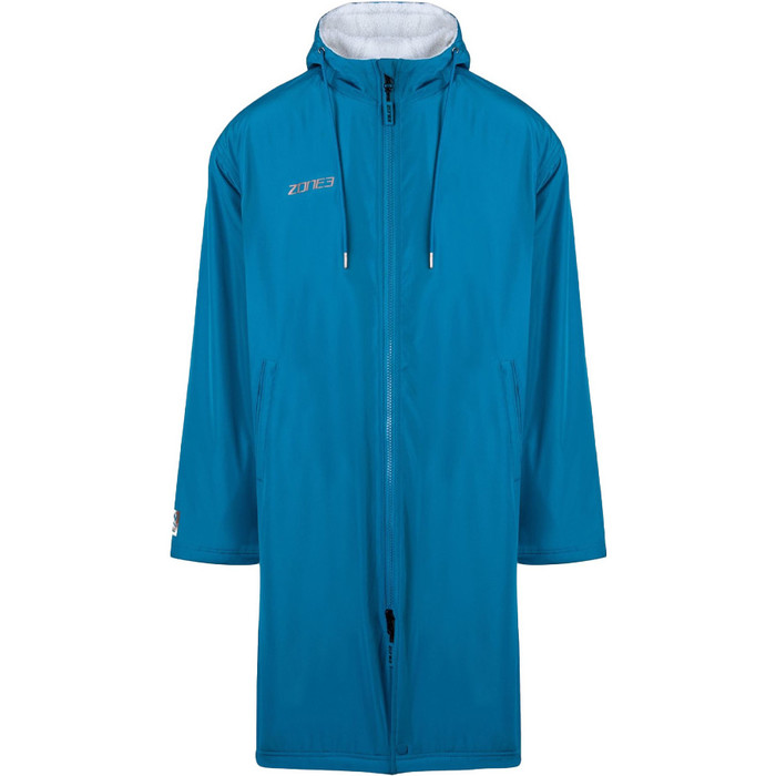 2024 Zone3 Recycelter Parka Zum Wechseln Robe CW23URPC - Teal / Cream / Copper