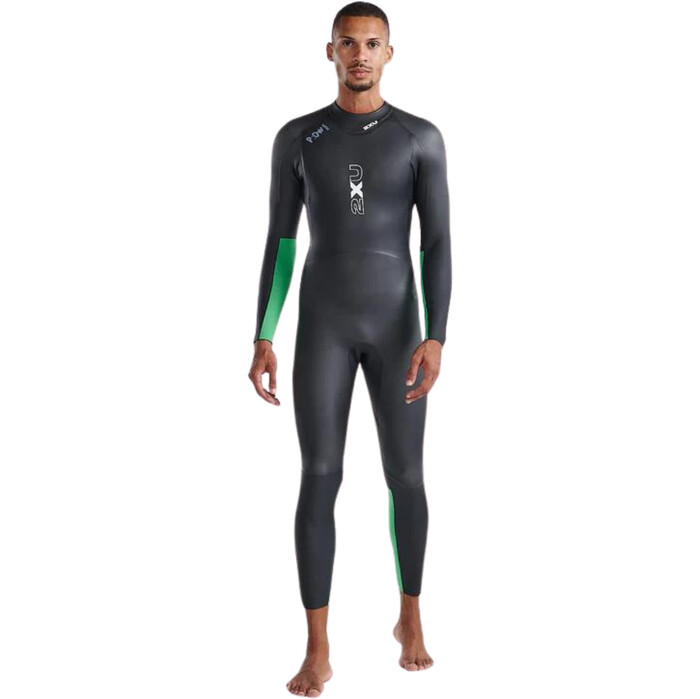 2024 2XU Mnner Propel Open Water Swim Neoprenanzug MW7144c - Black / Bright Green