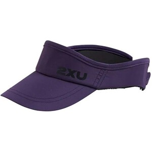 2024 2XU Run Visor UQ5686f  Acai / Black