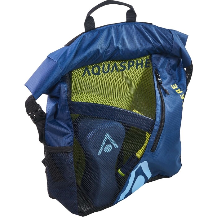 2024 Aquasphere 30L Gear Mesh Backpack SA2170401 - Marineblau / Black