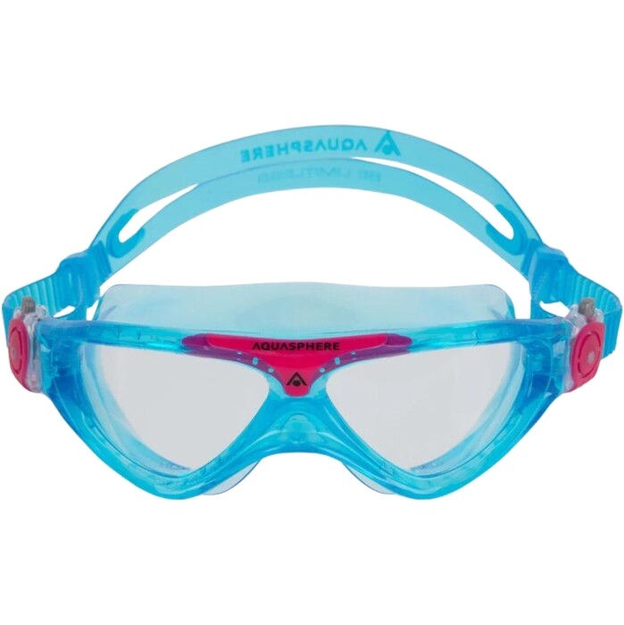 2024 Aquasphere Junior Vista Swim Mask MS5634302LC - Clear / Turquoise