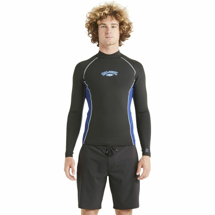 2024 Billabong Männer Absolute 1mm Wetsuit Top ABYW800118 - Dark Royal