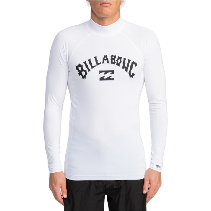 Billabong Mnner 2024 Logo Surf Long Sleeve Lycra Weste EBYWR03011 - White