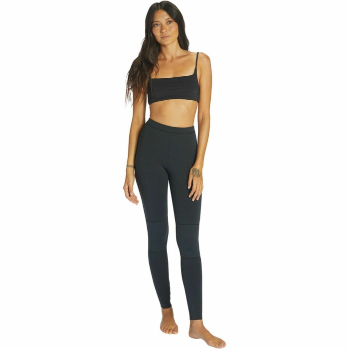 2024 Billabong Frauen Meeres-Leggings 1mm Neoprenhose ABJWH00109 - Black