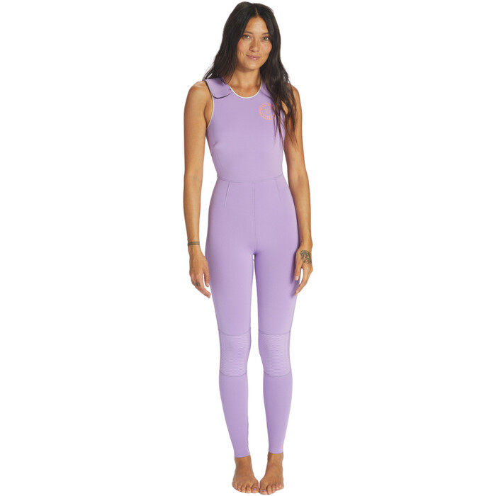 2024 Billabong Womens Sol Sistah 2mm Long Jane Wetsuit ABJW700101 - Lilac Love