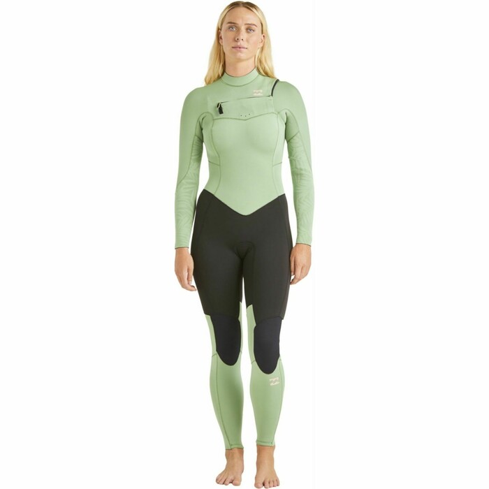 2024 Billabong Frauen Synergy 3/2mm Brustreiverschluss Neoprenanzug ABJW100174 - Kelp Forest