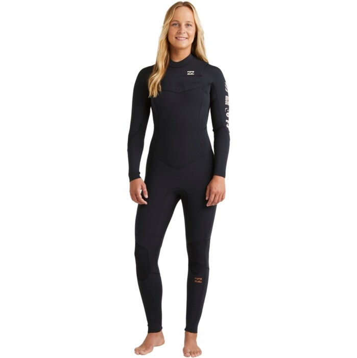 2024 Billabong Frauen Synergy Natural 3/2mm Brustreiverschluss Neoprenanzug ABJW100208 - Night Fall