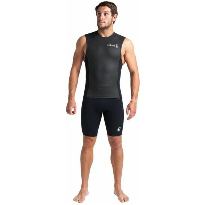 2024 C- Skins Mnner Legend 2/ 2mm Neoprene Wetsuit Vest C-LE22VE - Black