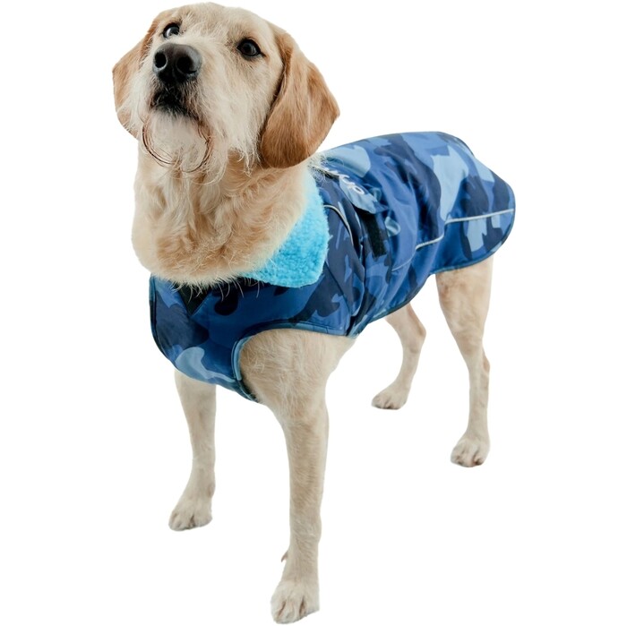 2024 Dryrobe Dog Robe V3-DR-BL-CAM-B - Blue Camo