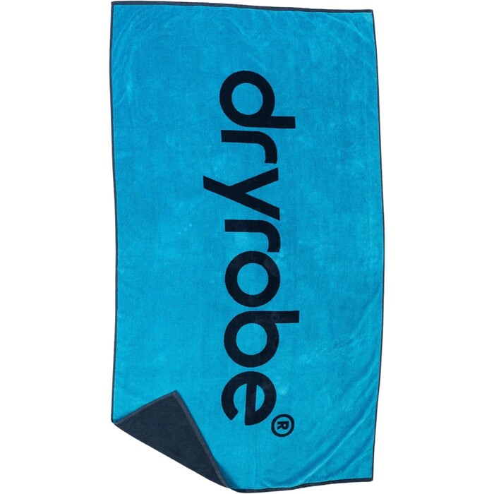 2024 Dryrobe Organic Beach Towel BEACH TOWEL BCH - Blue / Charcoal Grey