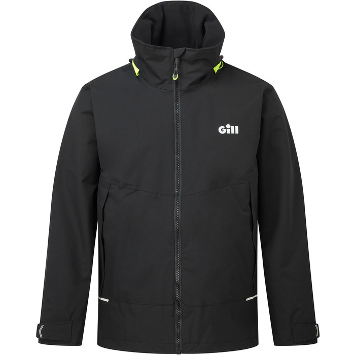 2024 Gill Mens OS3 Coastal Sailing Jacket OS33J - Black