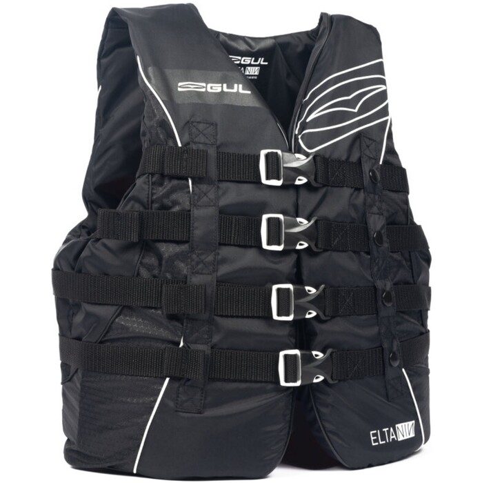 2024 Gul Eltanin 4 Buckle ISO Approved Impact Vest SK7102-C3 - Black