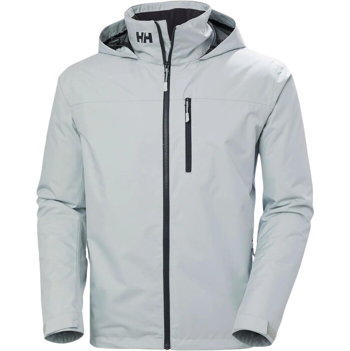 2024 Helly Hansen Mens Crew Hooded Midlayer Jacket 2.0 34442 - Grey Fog