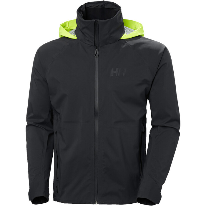 2024 Helly Hansen Mnner HP Foil Shell Sailing Jacket 2.0 34472 - Ebony