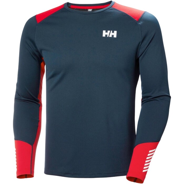 2024 Helly Hansen Mnner Lifa Active Crew Base Layer 49389 - Navy